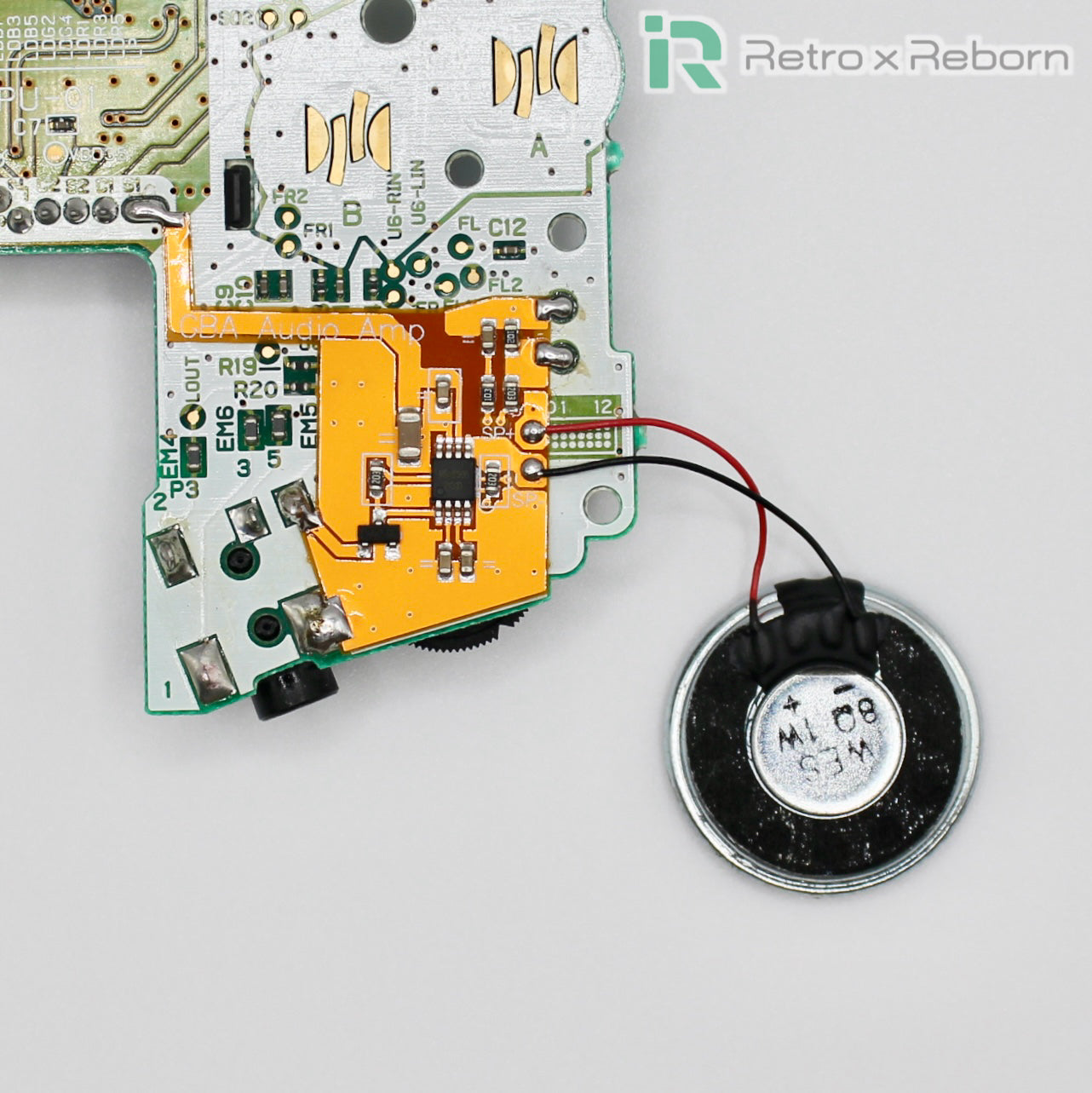 ゲームボーイアドバンス用 オーディオアンプ モジュール (CloudGame)