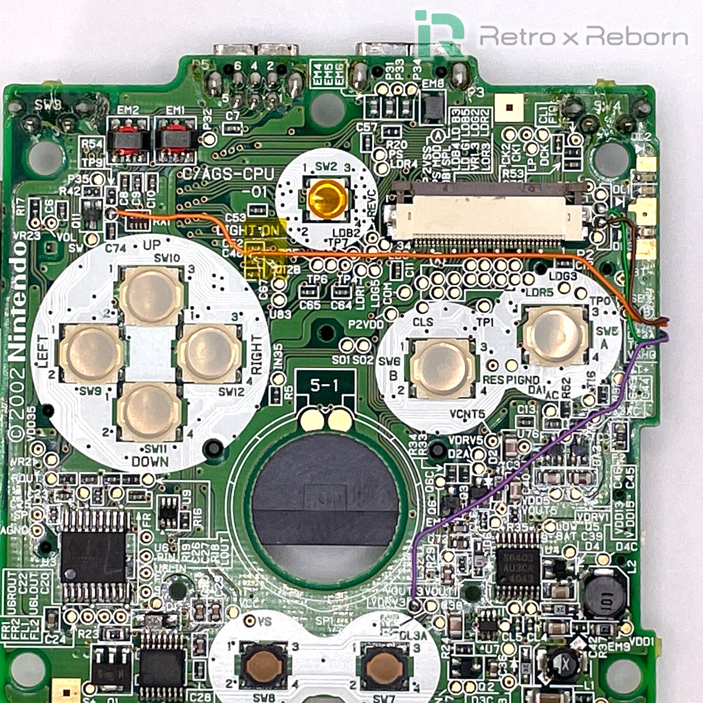 ゲームボーイアドバンス SP用 ゲームスピード変更 モジュール (Division6)