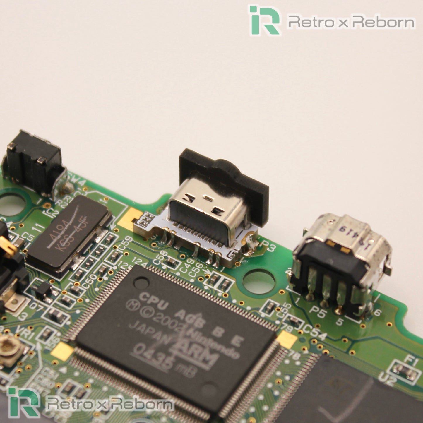 ゲームボーイアドバンスSP用 USB-C PD 対応 充電コネクタ (RetroSix)